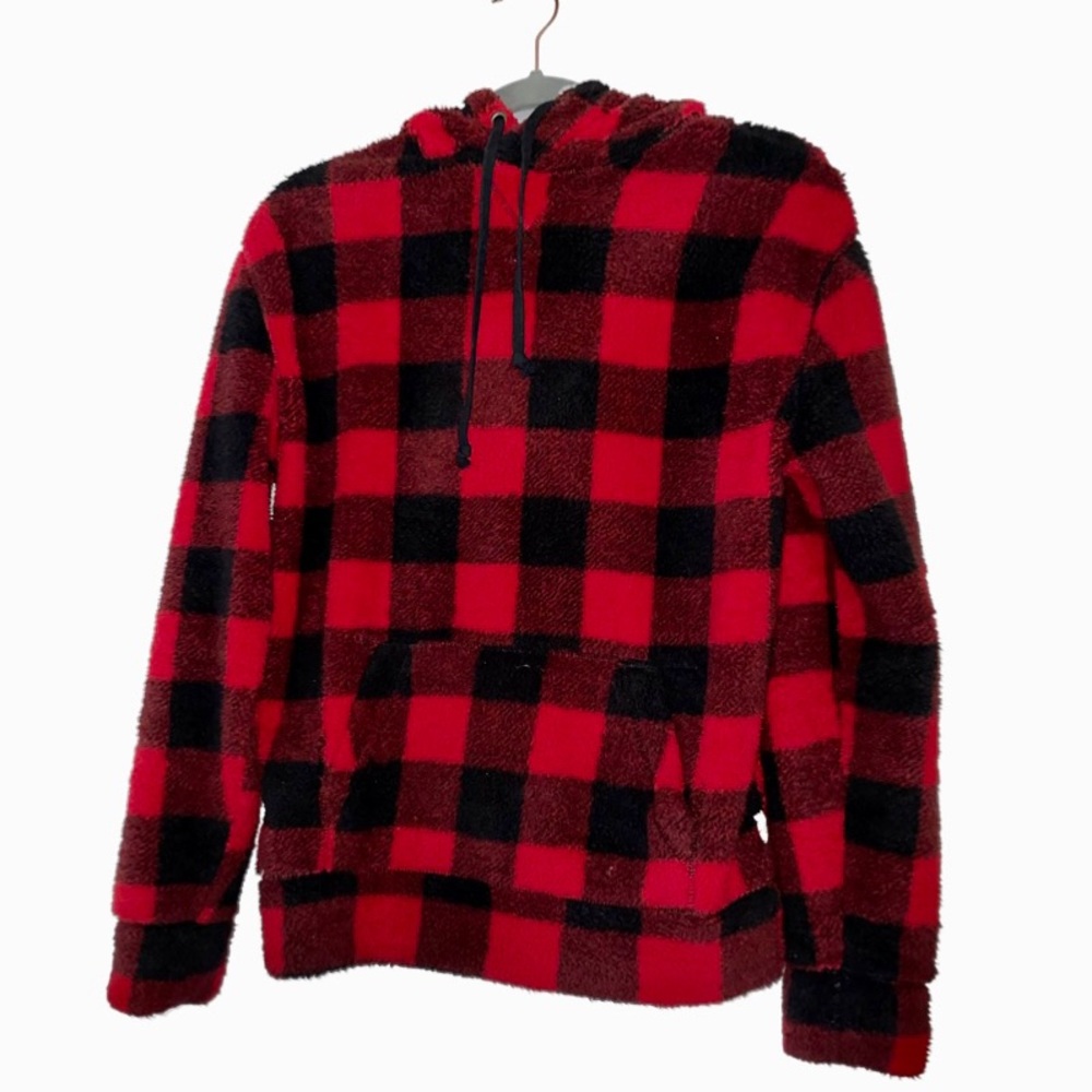 Express Buffalo Pull-Over Sweatshirt - image 1